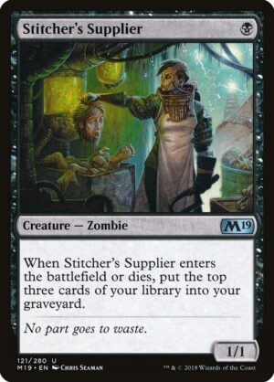 Stitcher's Supplier - Foil<br /><span class="collector-number">Collector No. 121</span>