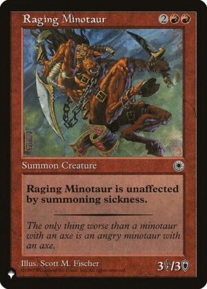 Raging Minotaur<br /><span class="collector-number">Collector No. POR-146</span>