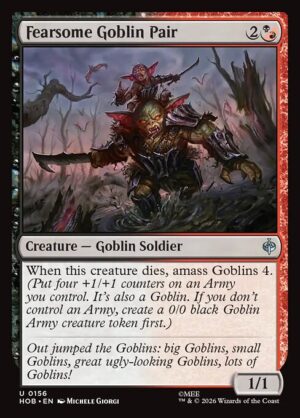 Fearsome Goblin Pair - Foil<br /><span class="collector-number">Collector No. 156</span>