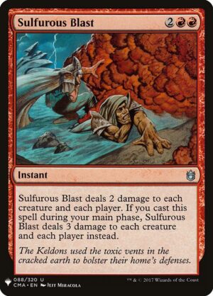 Sulfurous Blast<br /><span class="collector-number">Collector No. CMA-88</span>