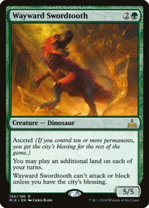 Wayward Swordtooth<br /><span class="collector-number">Collector No. 150</span>