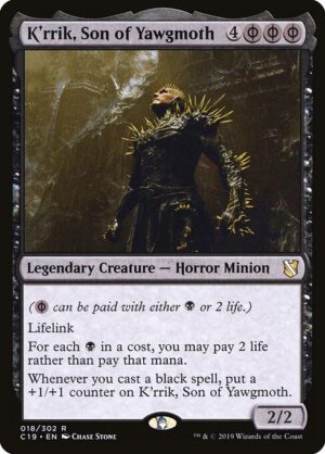K'rrik, Son of Yawgmoth<br /><span class="collector-number">Collector No. 18</span>