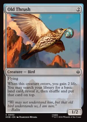 Old Thrush - Foil<br /><span class="collector-number">Collector No. 2</span>
