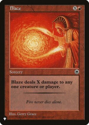 Blaze<br /><span class="collector-number">Collector No. POR-118</span>