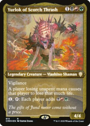 Yurlok of Scorch Thrash - Etched<br /><span class="collector-number">Collector No. 613</span>