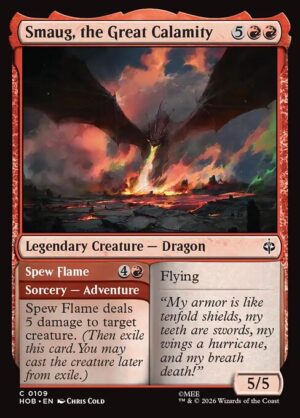 Smaug, the Great Calamity // Spew Flame - Foil<br /><span class="collector-number">Collector No. 109</span>