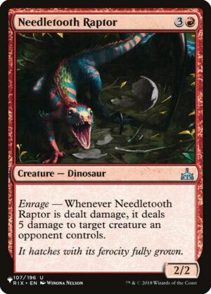 Needletooth Raptor<br /><span class="collector-number">Collector No. RIX-107</span>