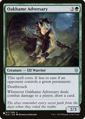 Oakhame Adversary<br /><span class="collector-number">Collector No. ELD-167</span>