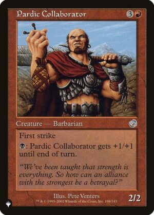 Pardic Collaborator<br /><span class="collector-number">Collector No. TOR-106</span>