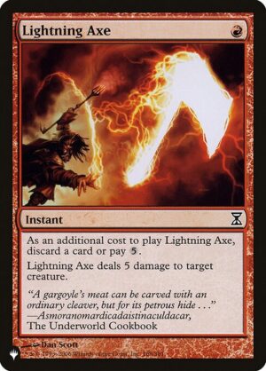 Lightning Axe<br /><span class="collector-number">Collector No. TSP-168</span>