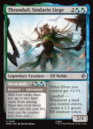 Thranduil, Sindarin Liege // Silvan Rally - Foil<br /><span class="collector-number">Collector No. 166</span>