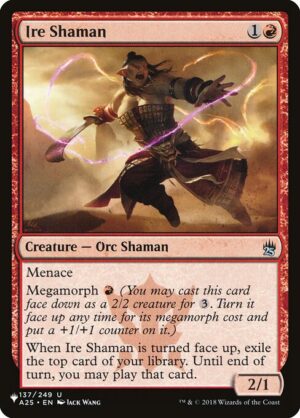 Ire Shaman<br /><span class="collector-number">Collector No. A25-137</span>