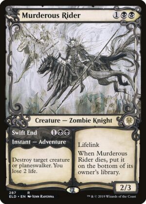 Murderous Rider // Swift End<br /><span class="collector-number">Collector No. 287</span>