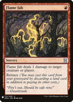 Flame Jab<br /><span class="collector-number">Collector No. EMA-131</span>