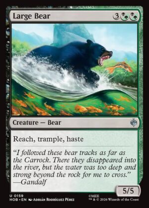 Large Bear - Foil<br /><span class="collector-number">Collector No. 159</span>