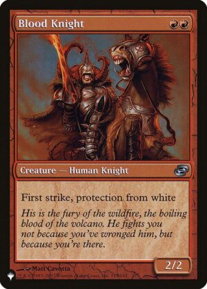 Blood Knight<br /><span class="collector-number">Collector No. PLC-115</span>