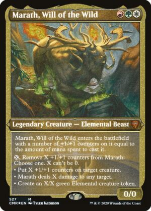 Marath, Will of the Wild - Etched<br /><span class="collector-number">Collector No. 527</span>