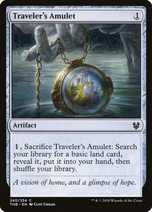 Traveler's Amulet - Foil<br /><span class="collector-number">Collector No. 240</span>