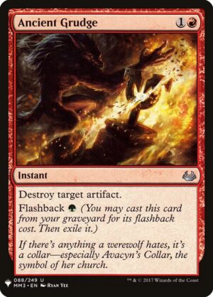 Ancient Grudge<br /><span class="collector-number">Collector No. MM3-88</span>