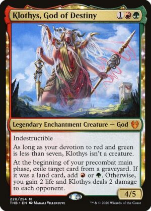 Klothys, God of Destiny<br /><span class="collector-number">Collector No. 220</span>