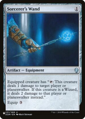 Sorcerer's Wand<br /><span class="collector-number">Collector No. DOM-231</span>