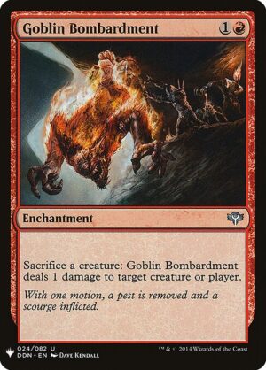 Goblin Bombardment<br /><span class="collector-number">Collector No. DDN-24</span>