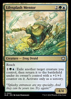 Lilysplash Mentor - Foil<br /><span class="collector-number">Collector No. 222</span>