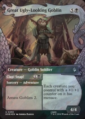 Great Ugly-Looking Goblin // Clap! Snap! - Foil<br /><span class="collector-number">Collector No. 259</span>