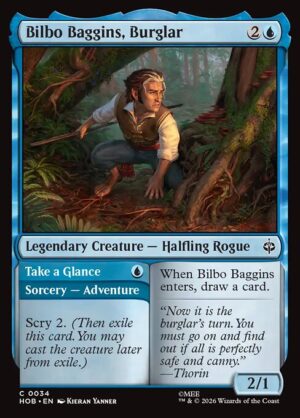 Bilbo Baggins, Burglar // Take a Glance - Foil<br /><span class="collector-number">Collector No. 34</span>
