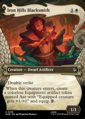 Iron Hills Blacksmith - Foil<br /><span class="collector-number">Collector No. 216</span>