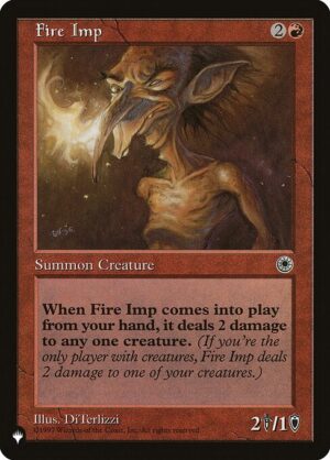 Fire Imp<br /><span class="collector-number">Collector No. POR-126</span>
