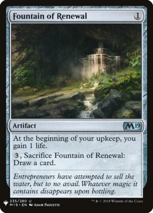 Fountain of Renewal<br /><span class="collector-number">Collector No. M19-235</span>