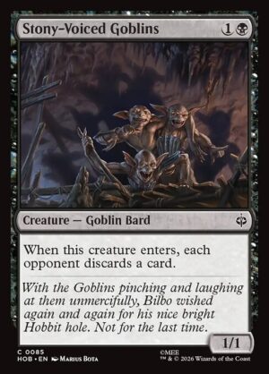 Stony-Voiced Goblins - Foil<br /><span class="collector-number">Collector No. 85</span>