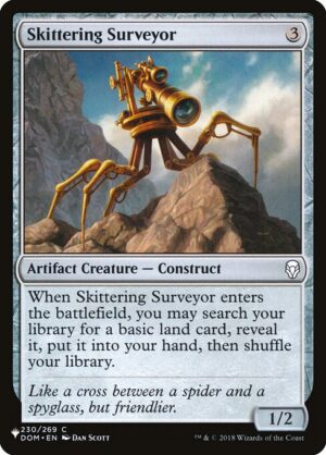 Skittering Surveyor<br /><span class="collector-number">Collector No. DOM-230</span>