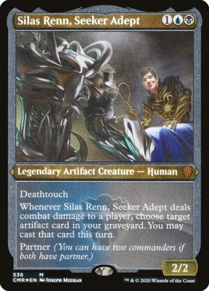 Silas Renn, Seeker Adept - Etched<br /><span class="collector-number">Collector No. 536</span>