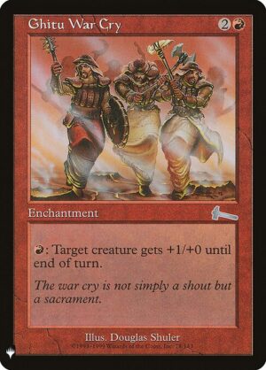 Ghitu War Cry<br /><span class="collector-number">Collector No. ULG-78</span>
