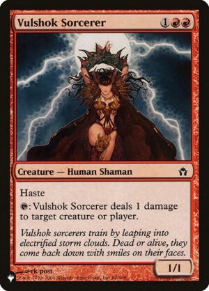 Vulshok Sorcerer<br /><span class="collector-number">Collector No. 5DN-80</span>