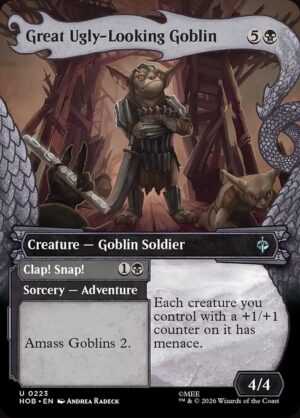 Great Ugly-Looking Goblin // Clap! Snap! - Foil<br /><span class="collector-number">Collector No. 223</span>