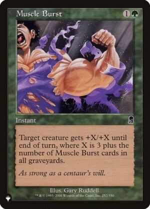 Muscle Burst<br /><span class="collector-number">Collector No. ODY-252</span>