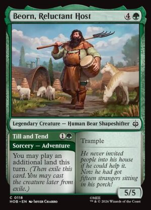 Beorn, Reluctant Host // Till and Tend - Foil<br /><span class="collector-number">Collector No. 118</span>