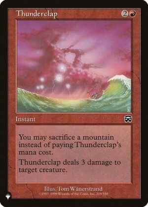 Thunderclap<br /><span class="collector-number">Collector No. MMQ-219</span>