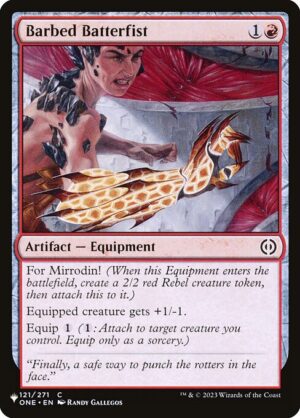 Barbed Batterfist<br /><span class="collector-number">Collector No. ONE-121</span>