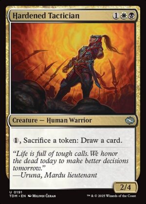 Hardened Tactician - Foil<br /><span class="collector-number">Collector No. 191</span>