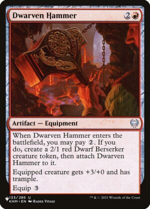 Dwarven Hammer<br /><span class="collector-number">Collector No. KHM-133</span>