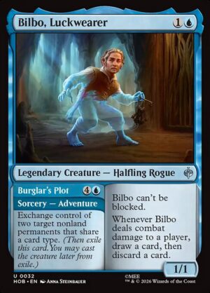 Bilbo, Luckwearer // Burglar's Plot - Foil<br /><span class="collector-number">Collector No. 32</span>