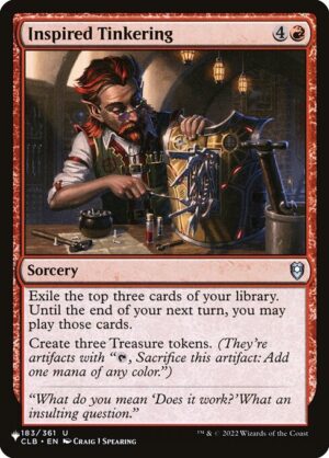 Inspired Tinkering<br /><span class="collector-number">Collector No. CLB-183</span>
