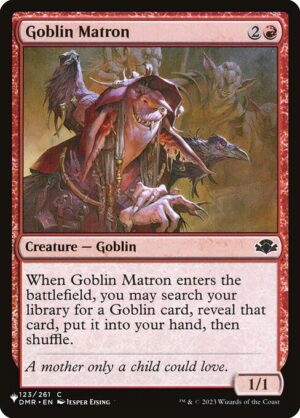Goblin Matron<br /><span class="collector-number">Collector No. DMR-123</span>