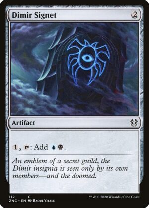 Dimir Signet<br /><span class="collector-number">Collector No. 112</span>