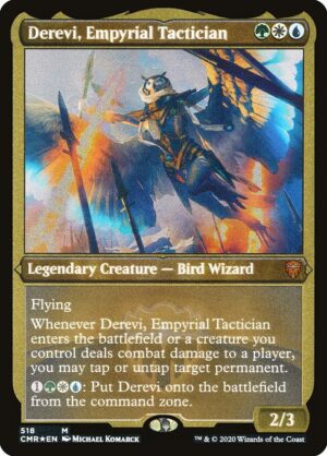 Derevi, Empyrial Tactician - Etched<br /><span class="collector-number">Collector No. 518</span>