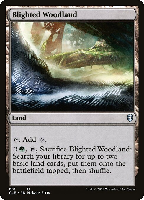 Blighted Woodland<br /><span class="collector-number">Collector No. 881</span>
